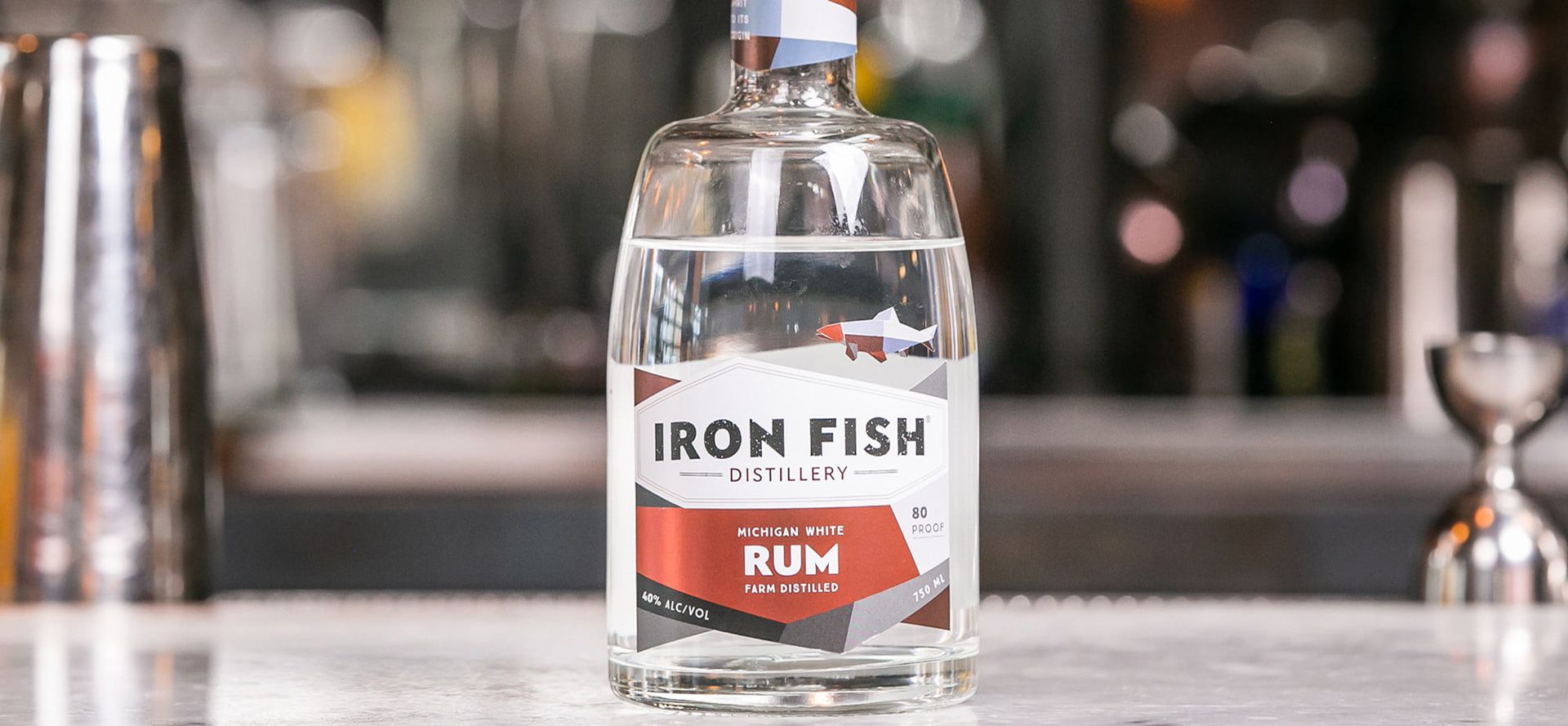 Iron Fish White Rum.