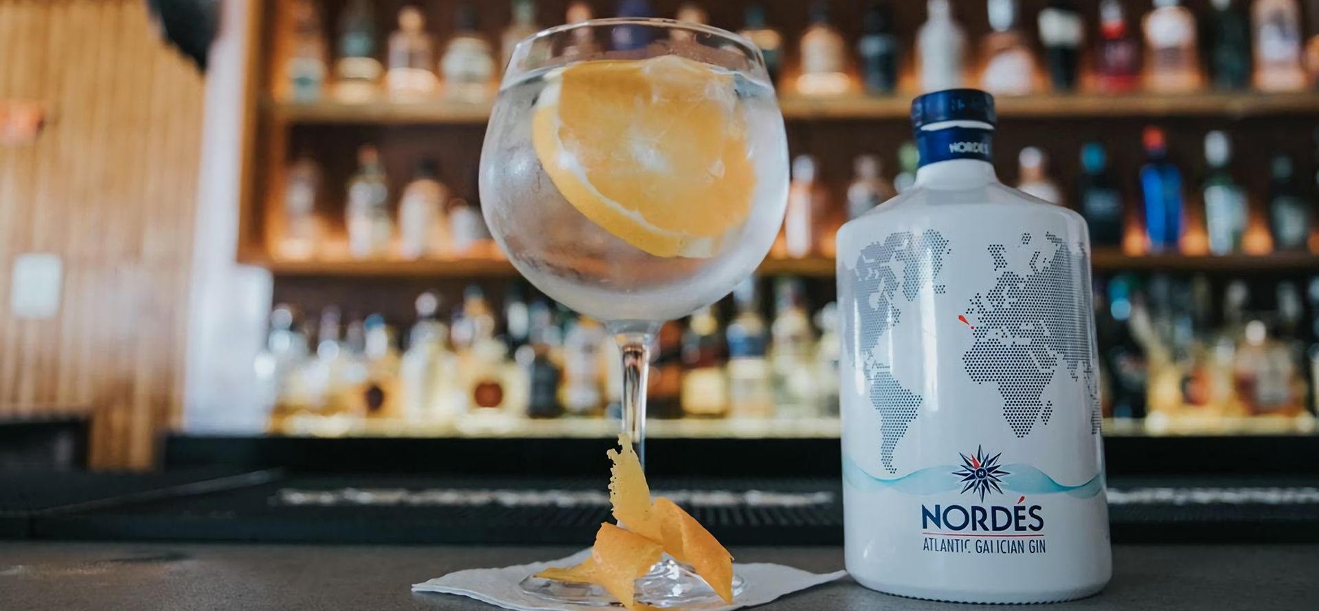Nordes Gin With Cocktail.